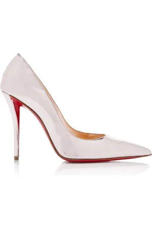 Christian Louboutin Miss Z 100mm Metallic Leather Pumps