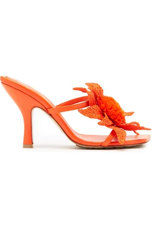 Bottega Veneta Adam Flower-Detailed Leather Sandals