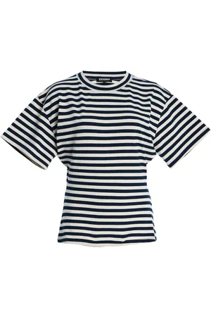 EB DENIM Eero Striped Cotton T-Shirt