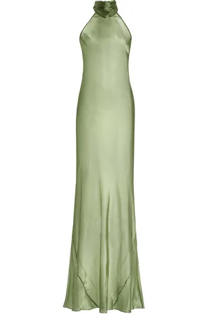 GALVAN Sienna Satin Organza Gown
