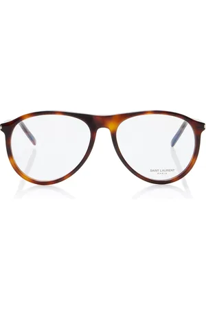 Saint Laurent Tortoiseshell Acetate Glasses