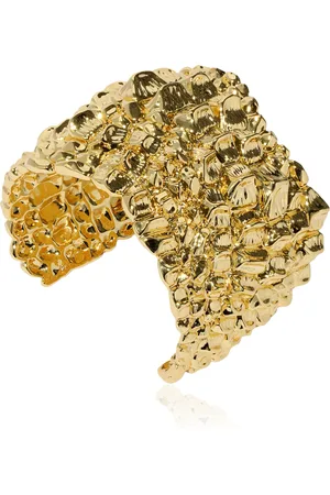 Alexis Bittar Brut Croco Cuff Bracelet