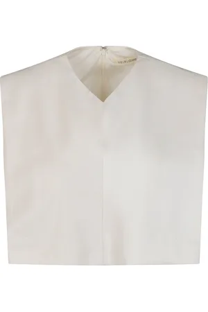 Heirlome Gemma Cropped Silk Top