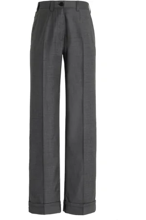 Miu Miu Low-Rise Wool Trousers