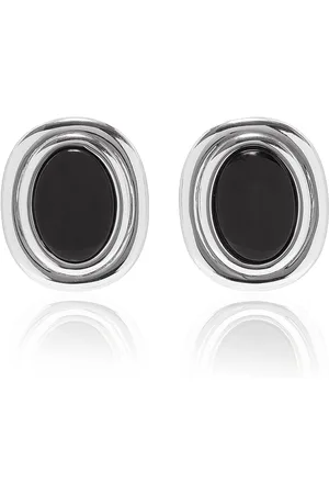 LIÉ STUDIO Exclusive Coco Sterling Onyx Earrings