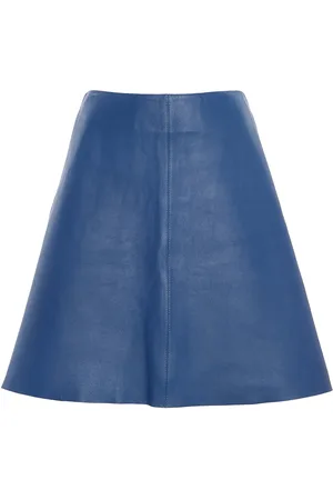 Totême Leather Midi Skirt