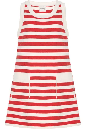 POSSE Exclusive Riviera Ari Striped Knit Mini Dress