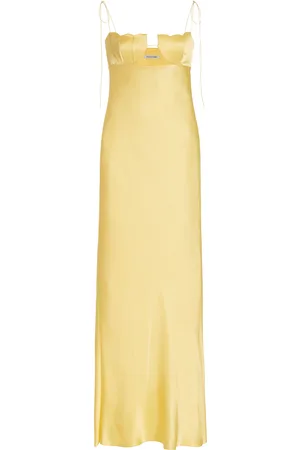 Anna October Tulip Satin Maxi Dress