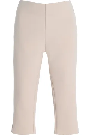 Birrot Exclusive Lay2 Bonded-Crepe Capri Pants