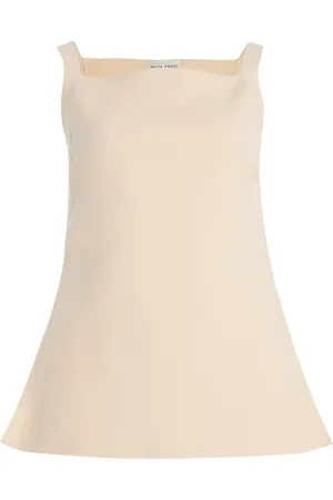 High Asher Cotton-Blend Apron Top