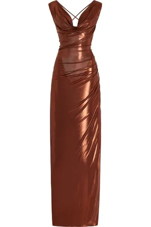LAPOINTE Ruched -Jersey Maxi Dress