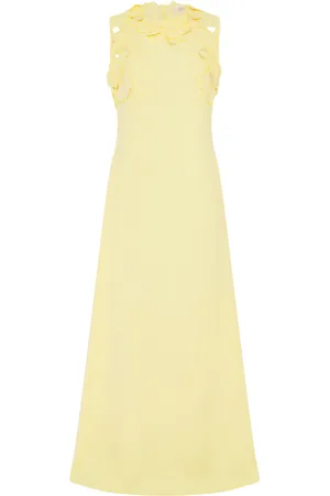 LEO LIN Solene Applique Maxi Dress