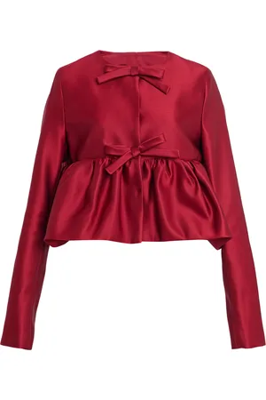 Giambattista Valli Bow-Detailed Douchesse Jacket