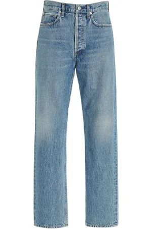 AGOLDE 90s Pinch Waist Rigid High-Rise Straight-Leg Jeans