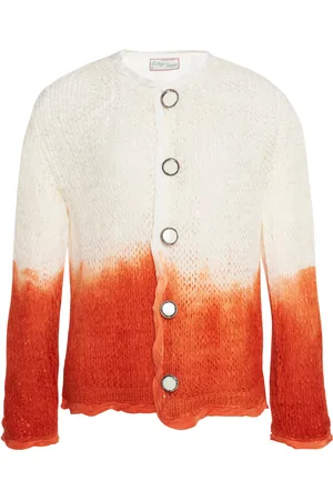 Bottega Veneta Lightweight Wool Silk Overdye Knit Cardigan