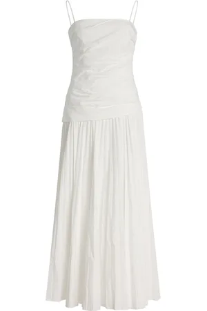 Simkhai Arie Cotton-Blend Bustier Midi Dress
