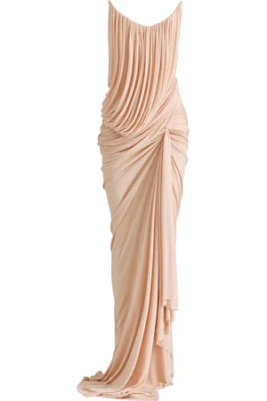 MATICEVSKI Cassini Draped Chiffon Gown