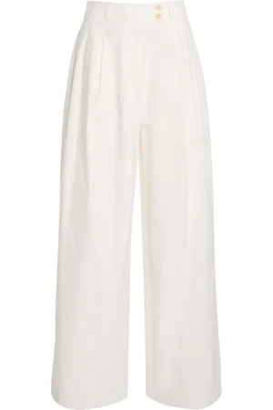 Jenni Kayne Newport High-Rise Cotton Wide-Leg Pants