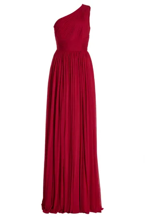 Michael Kors Asymmetric Georgette Gown