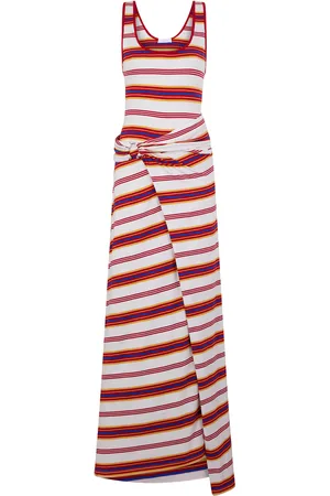 Paco rabanne Ring-Detailed Stretch-Cotton Maxi Dress
