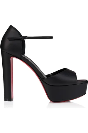 Christian Louboutin Sandaloo 130mm Leather Platform Sandals