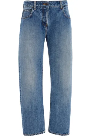 The Row Riaco Rigid Mid-Rise Straight-Leg Jeans