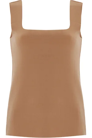 Birrot Exclusive Lay2 Sleeveless Bonded Crepe Top