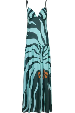 JOHANNA ORTIZ Zea Palm Cotton Maxi Dress