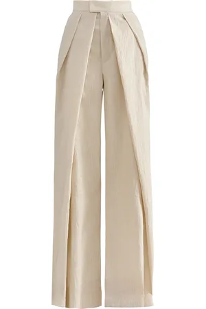 MATICEVSKI Pride Pleated Linen-Cotton Pants
