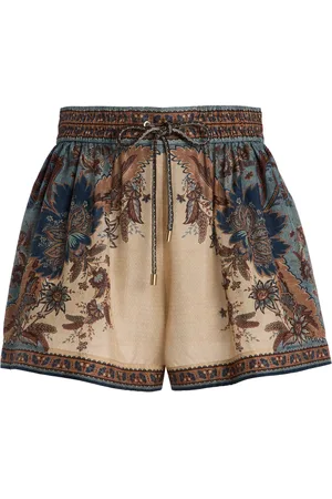 ZIMMERMANN Ascension Silk Shorts