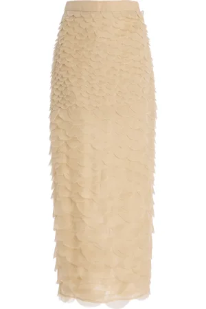 TWP Fishscale Sylkie Silk Midi Skirt