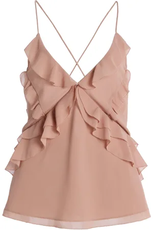Favorite Daughter Exclusive The Who Me? Ruffled Chiffon Top