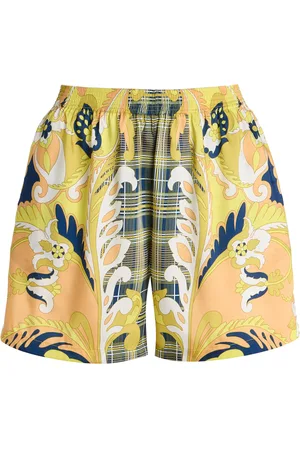 Etro Exclusive Riviera Printed Silk-Twill Shorts