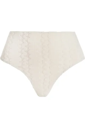 Oas Riva Ruched High-Rise Bikini Bottom