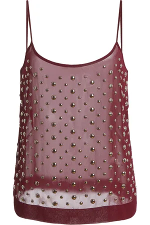 DRIES VAN NOTEN Studded Voile Top
