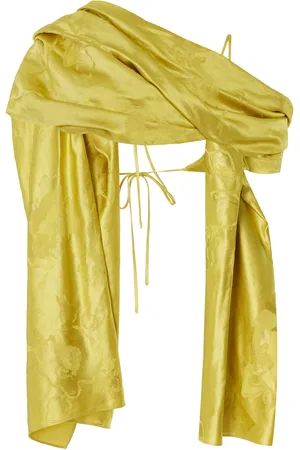 Rosie Assoulin Throw Me Over Your Shoulder Draped Top