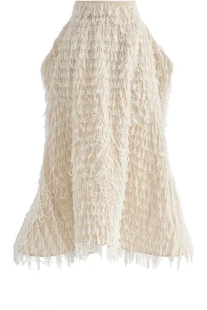MATICEVSKI Shuttle Fringed Midi Skirt