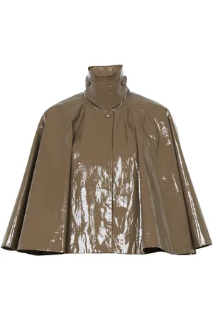 Chloé Cropped Lacquered Cotton Capelet
