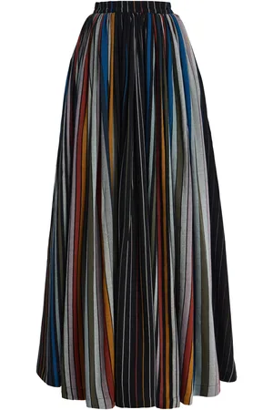 Marrakshi Life The Striped Cotton Puffer Skirt