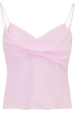 LOVESHACKFANCY Lavoir Draped Rayon Tank Top