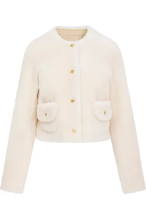 LOVESHACKFANCY Popelka Vegan Fur Jacket