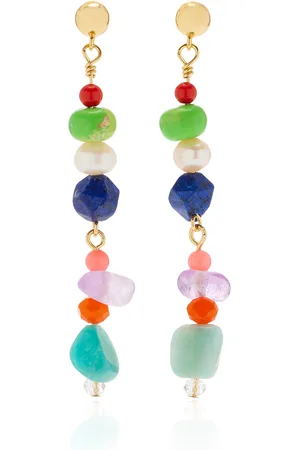Anni Lu Rock My World 18K Gold-Plated -Stone Earrings