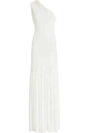 Proenza Schouler Cora Pleated Crepe-Chiffon Maxi Dress