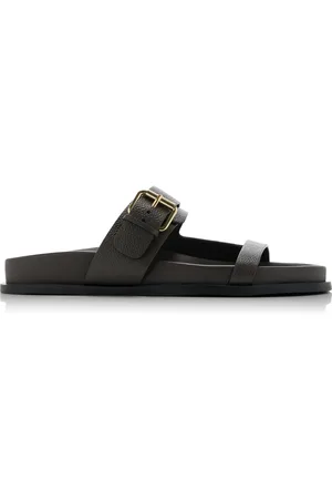 A.Emery Prince Leather Slide Sandals