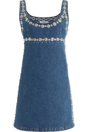 COPERNI Studded Denim Mini Dress