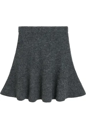 By Malene Birger Dox Knit Wool-Blend Mini Circle Skirt