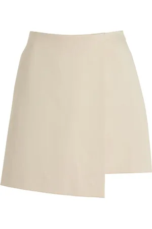 By Malene Birger Raye Cotton-Blend Mini Wrap Skirt