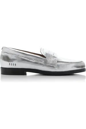 Golden Goose Jerry Metallic Leather Loafers