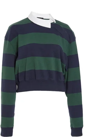 A.W.A.K.E. MODE Twisted Collar Rugby Jersey
