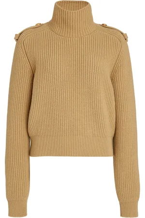 Chloé Ribbed-Knit Wool-Cashmere Turtleneck Sweater